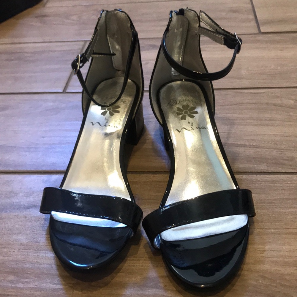 Girls Formal Black Heels